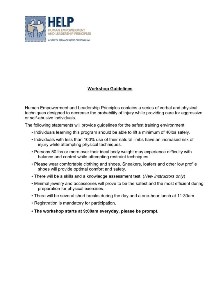 Workshop Guidelines CAPS 2021